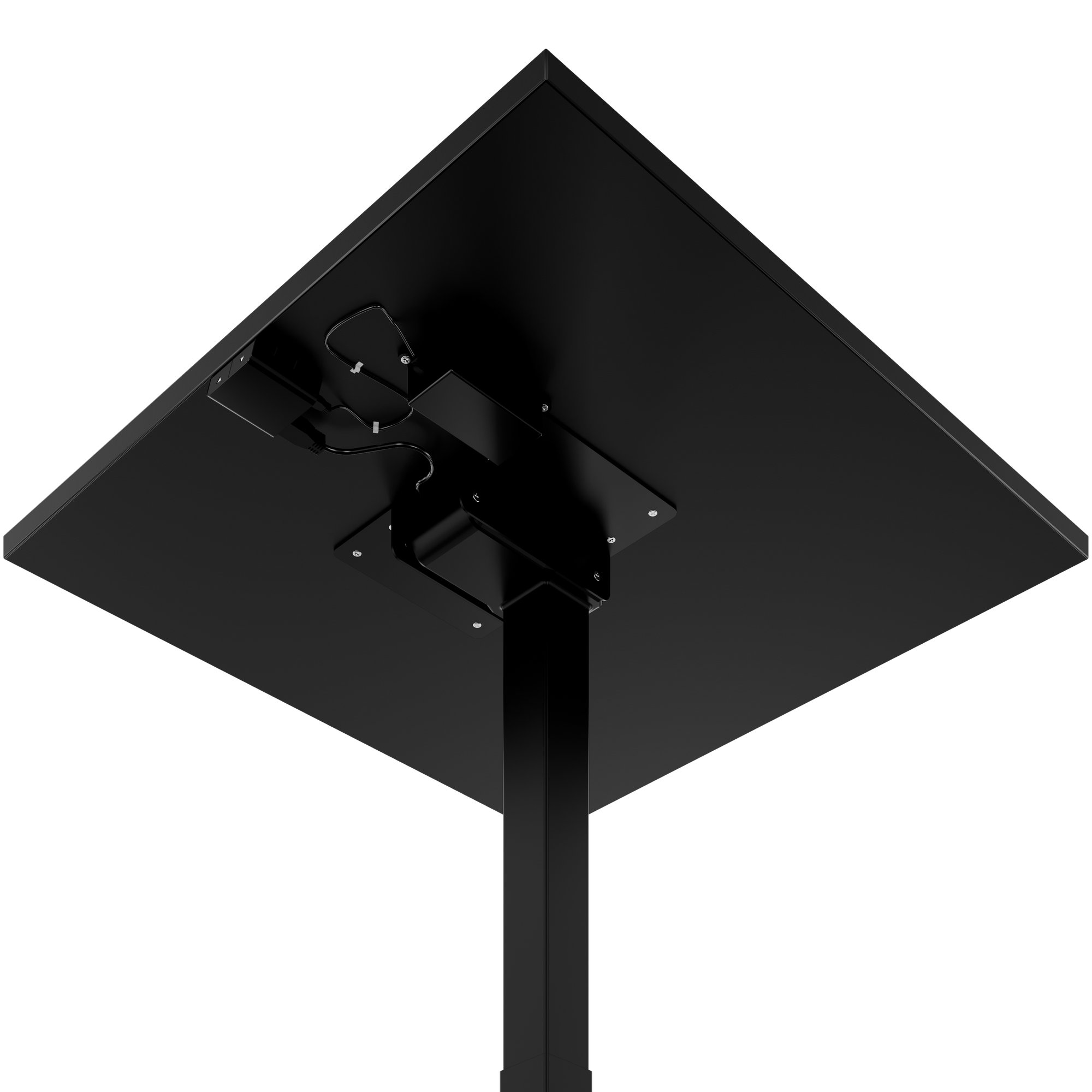 OPTIMA Up meeting table | 800 x 800 mm, electrically height adjustable, black - 5 Main Image