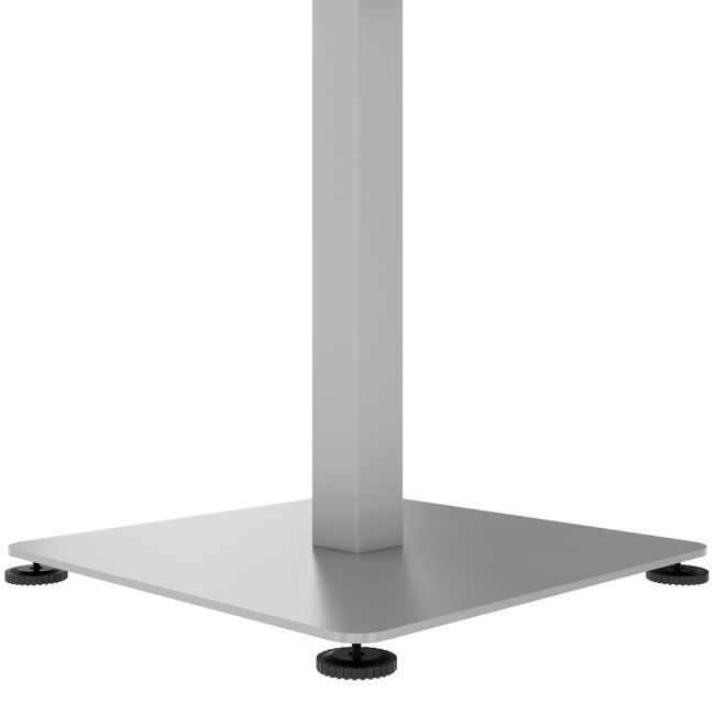 OPTIMA UP Besprechungstisch | 800 x 800 mm, elektrisch höhenverstellbar, Schwarz