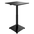 OPTIMA Up meeting table | 800 x 800 mm, electrically height adjustable, black - 3 Thumbnail Image