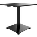 OPTIMA Up meeting table | 800 x 800 mm, electrically height adjustable, black - 1 Thumbnail Image