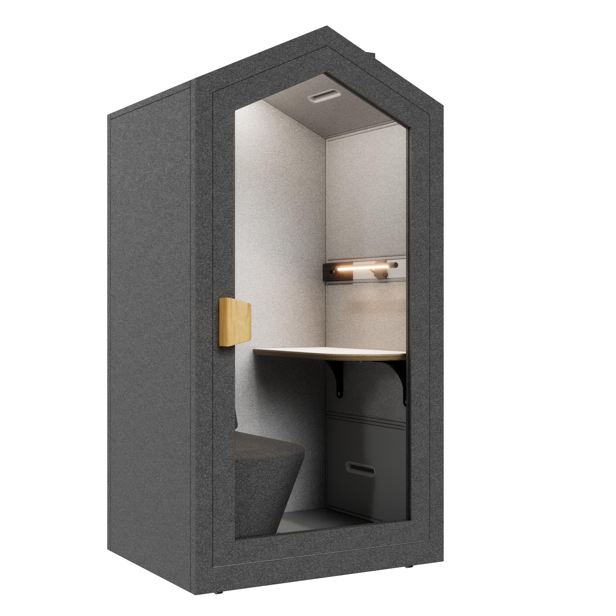 Soundbox QUIET HOUSE | Schallisolierte Telefonbox, für  1 Person - 1 Main Image
