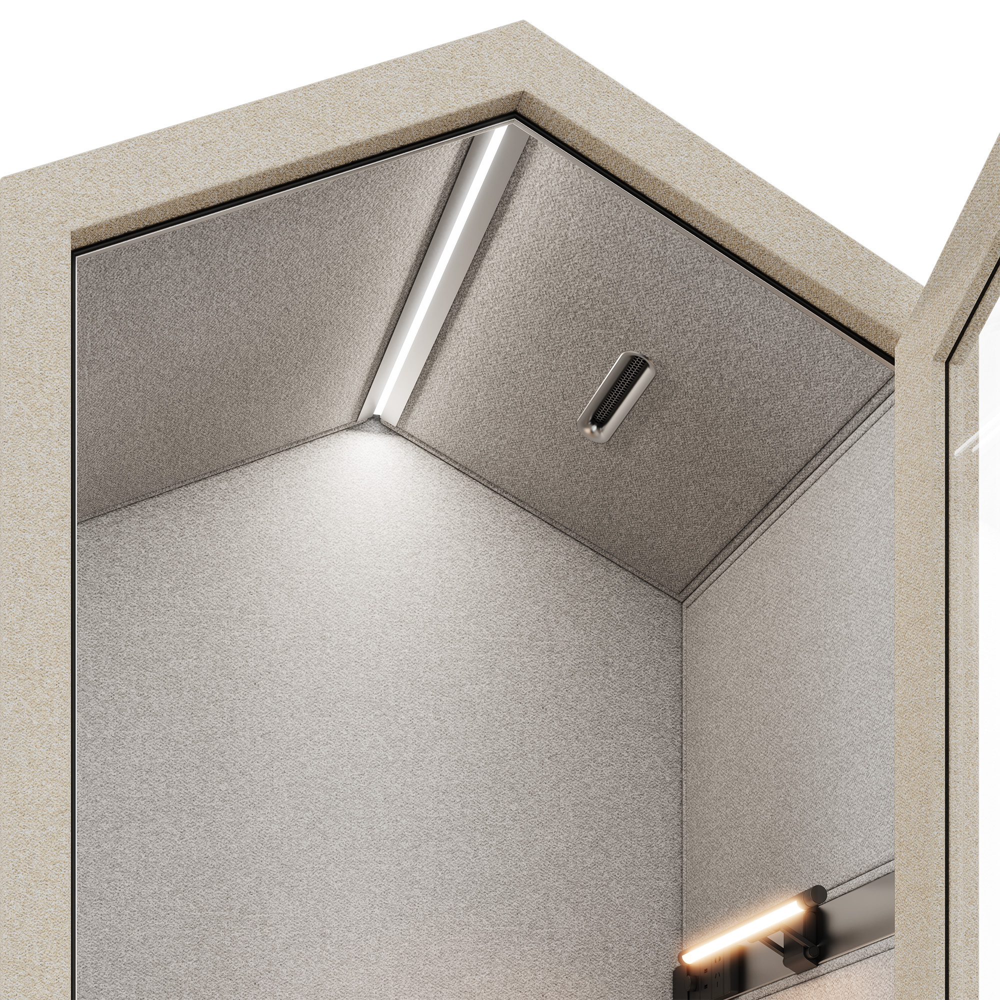 Soundbox QUIET HOUSE | Schallisolierte Telefonbox, für  1 Person - 9 Main Image