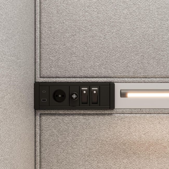 Soundbox QUIET HOUSE | Schallisolierte Telefonbox, für  1 Person