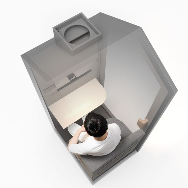 Soundbox QUIET HOUSE | Schallisolierte Telefonbox, für  1 Person