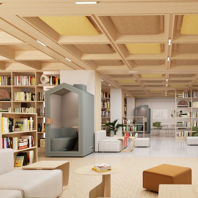 Soundbox QUIET HOUSE | Schallisolierte Telefonbox, für 1 Person