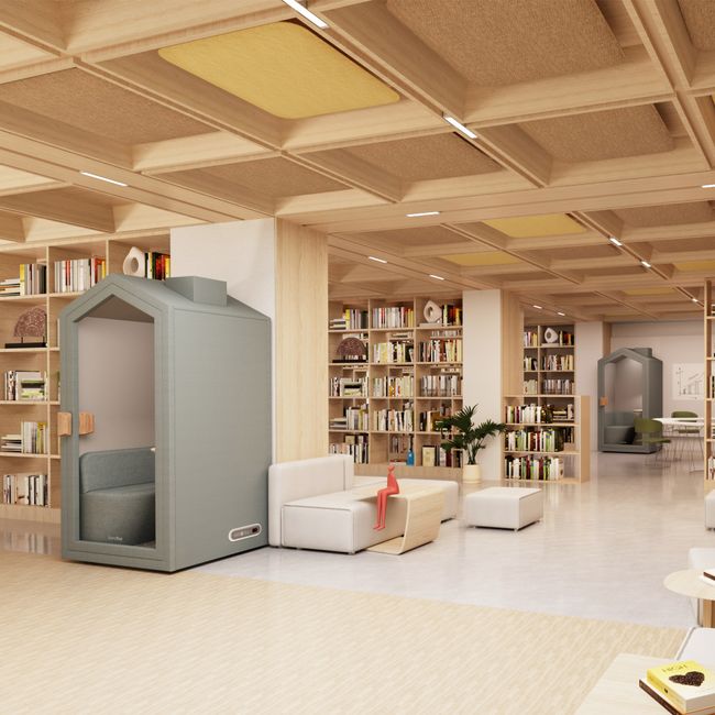 Soundbox QUIET HOUSE | Schallisolierte Telefonbox, für 1 Person