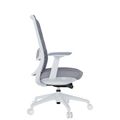 Smart Regola Net Office Swivel Chair | Meccanica sincrona, braccioli 4D, poggiatesta opzionale, grigio - 3 Thumbnail Image
