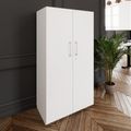 PRO Cabinetto per porte dell'ala | 4 OH, 800 - 1200 x 1510 mm, morbido, bianco - 15 Thumbnail Image