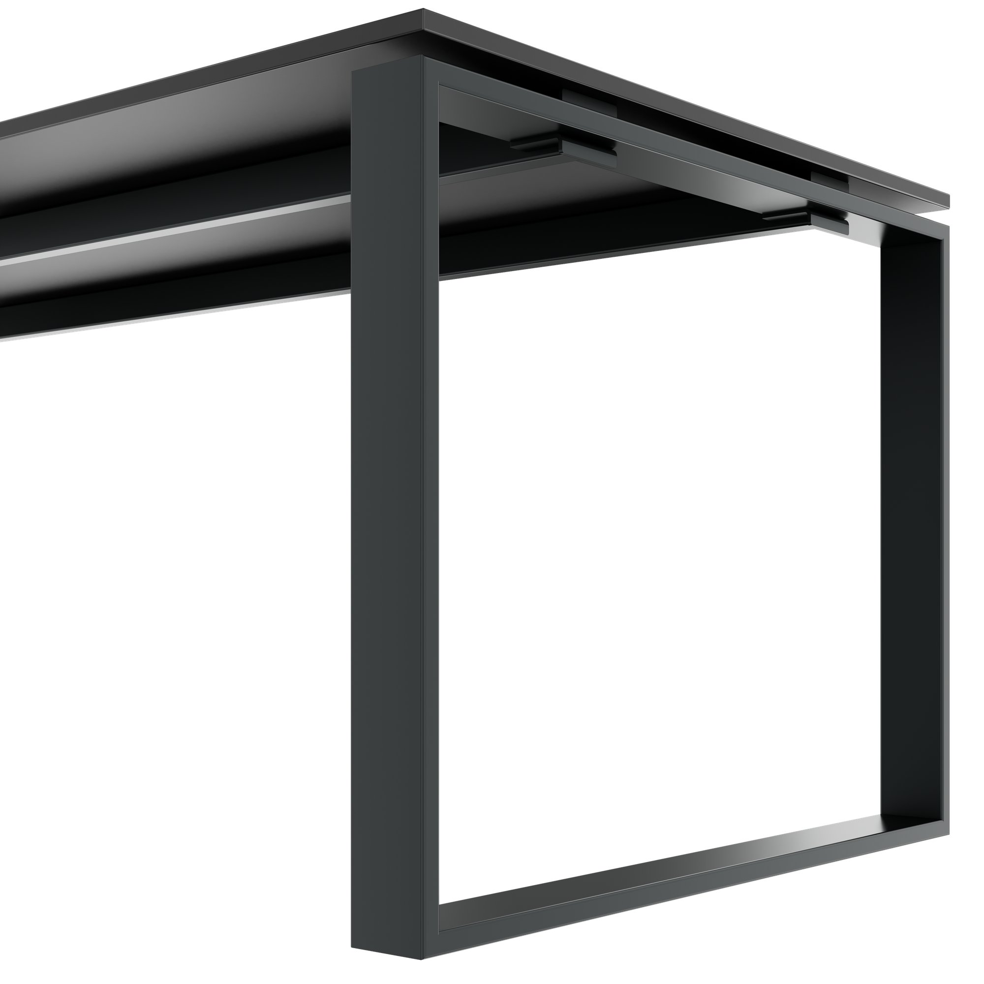 ART Bureau | 2000 x 900 mm, gris foncé - 3 Main Image