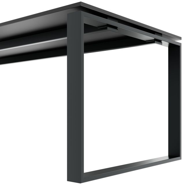 ART Schreibtisch | 2000 x 900 mm, Dunkelgrau ART Schreibtisch | 2000 x 900 mm, Dunkelgrau