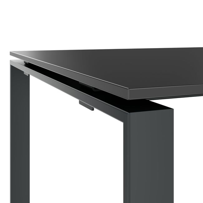 ART Konferenztisch | 2200 x 1100 mm, Dunkelgrau