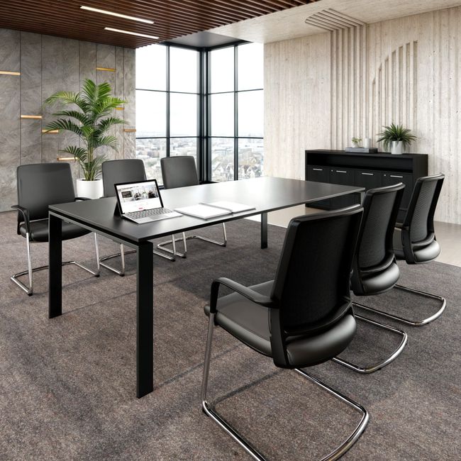 ART Konferenztisch | 2200 x 1100 mm, Dunkelgrau