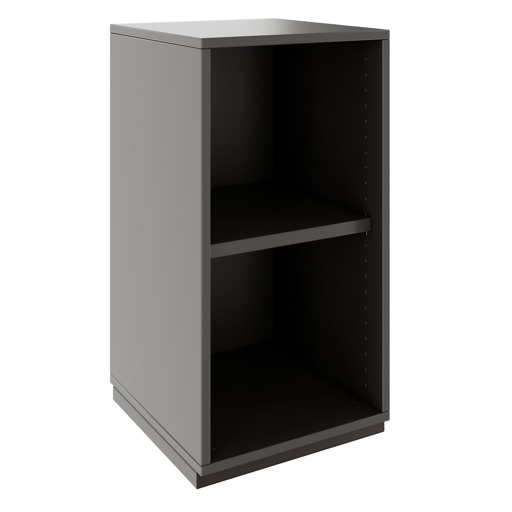 PRO Armoire d'étagère | 2 oh, 400 - 1200 x 770 mm, graphite - 1 Main Image