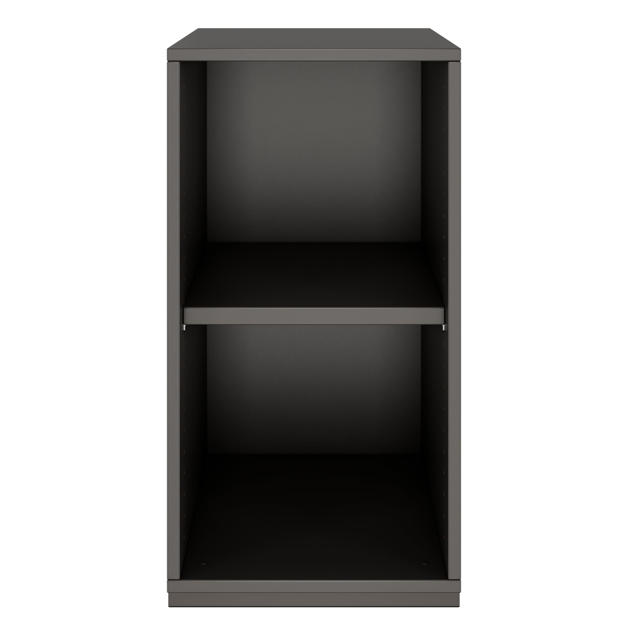 PRO Armoire d'étagère | 2 oh, 400 - 1200 x 770 mm, graphite - 3 Main Image