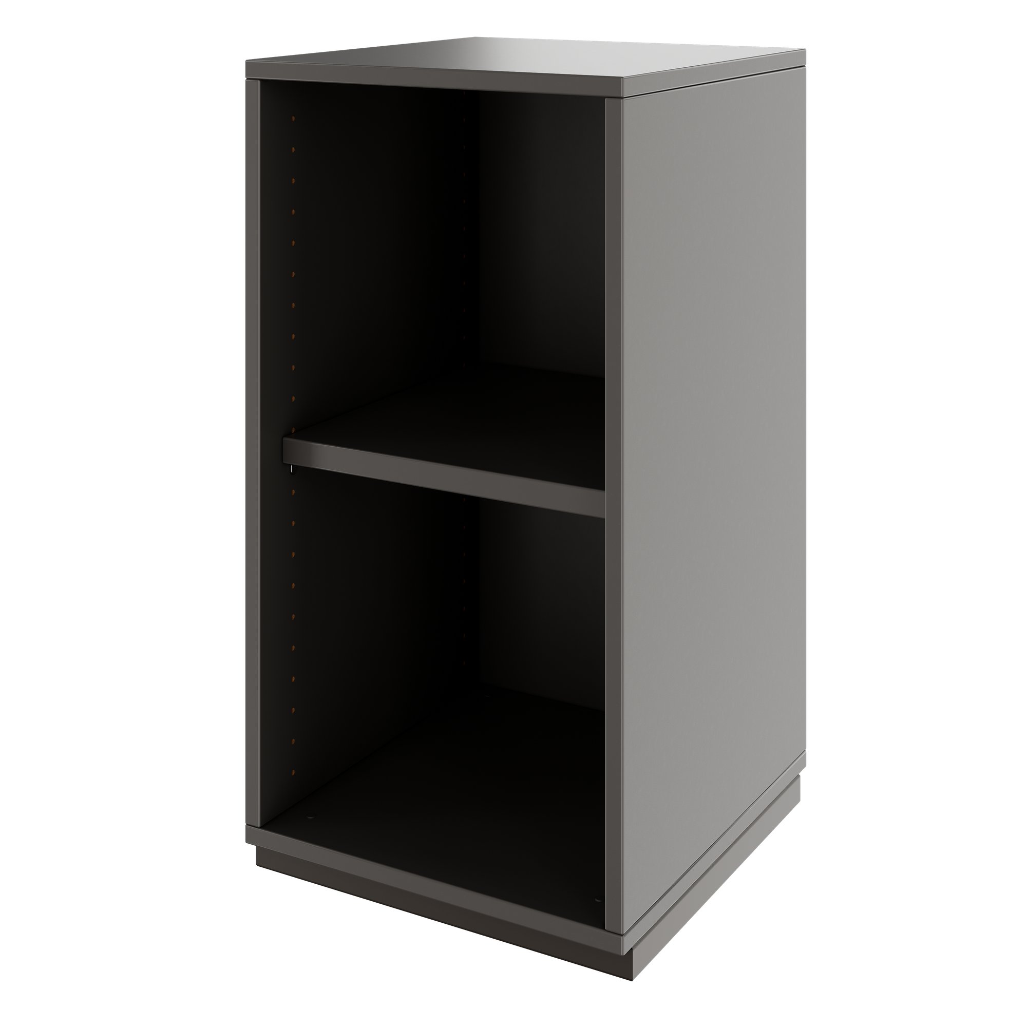 PRO Armoire d'étagère | 2 oh, 400 - 1200 x 770 mm, graphite - 4 Main Image