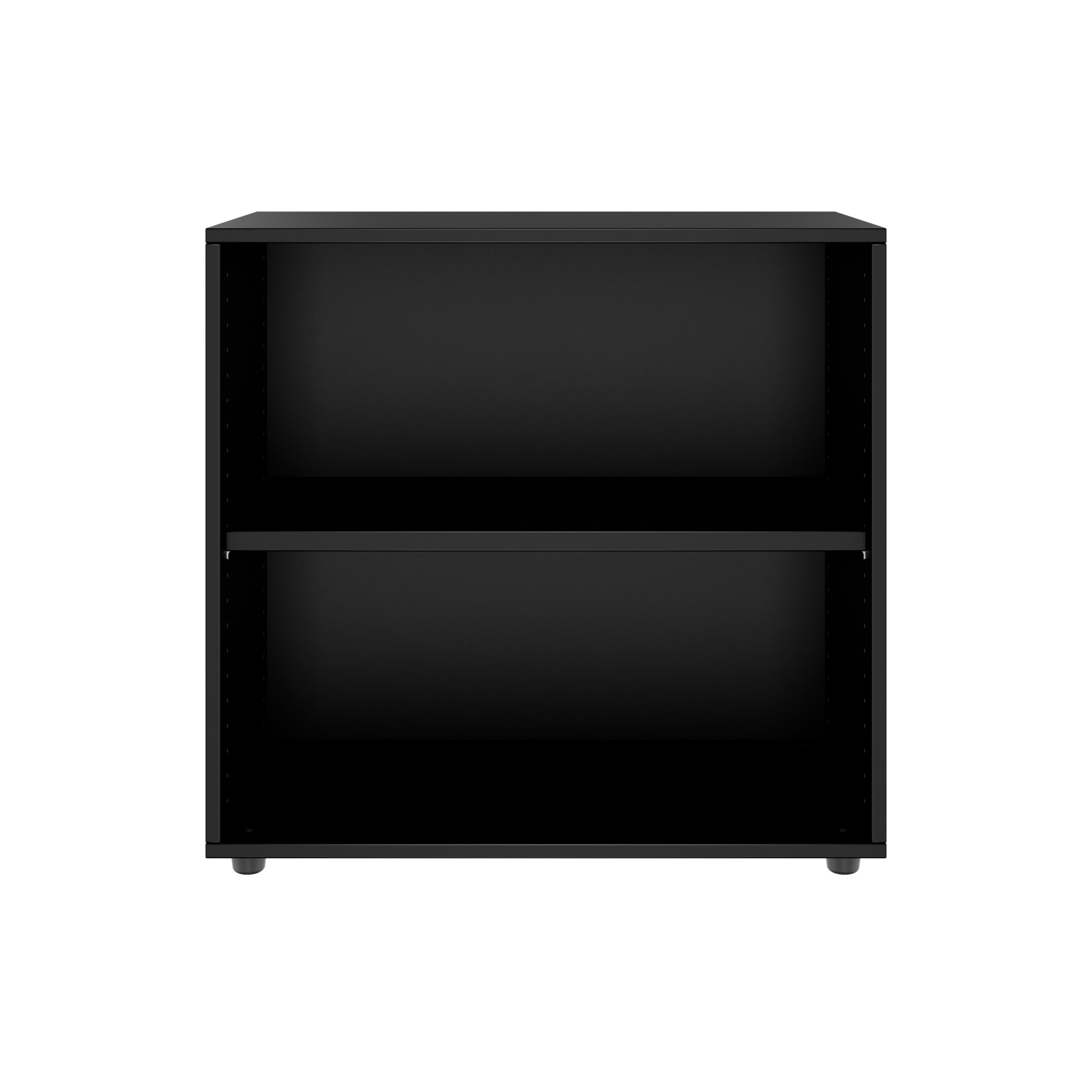 PRO Armoire d'étagère | 2 oh, 400 - 1200 x 770 mm, noir - 3 Main Image