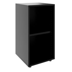 PRO Regalschrank | 2 OH, 400 - 1200 x 770 mm, Schwarz