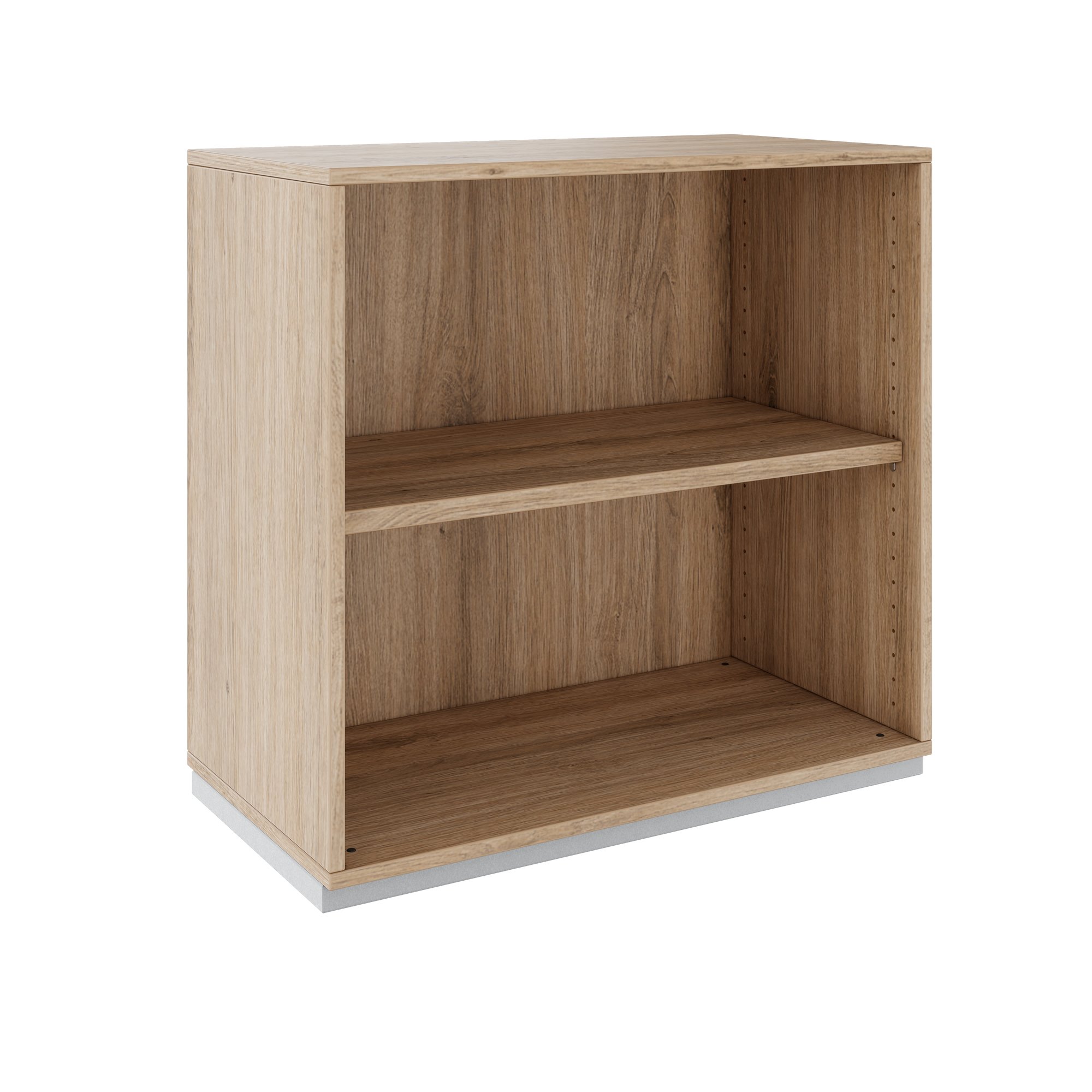 PRO Cabinet scaffale | 2 OH, 400 - 1200 x 770 mm, quercia naturale - 1 Main Image