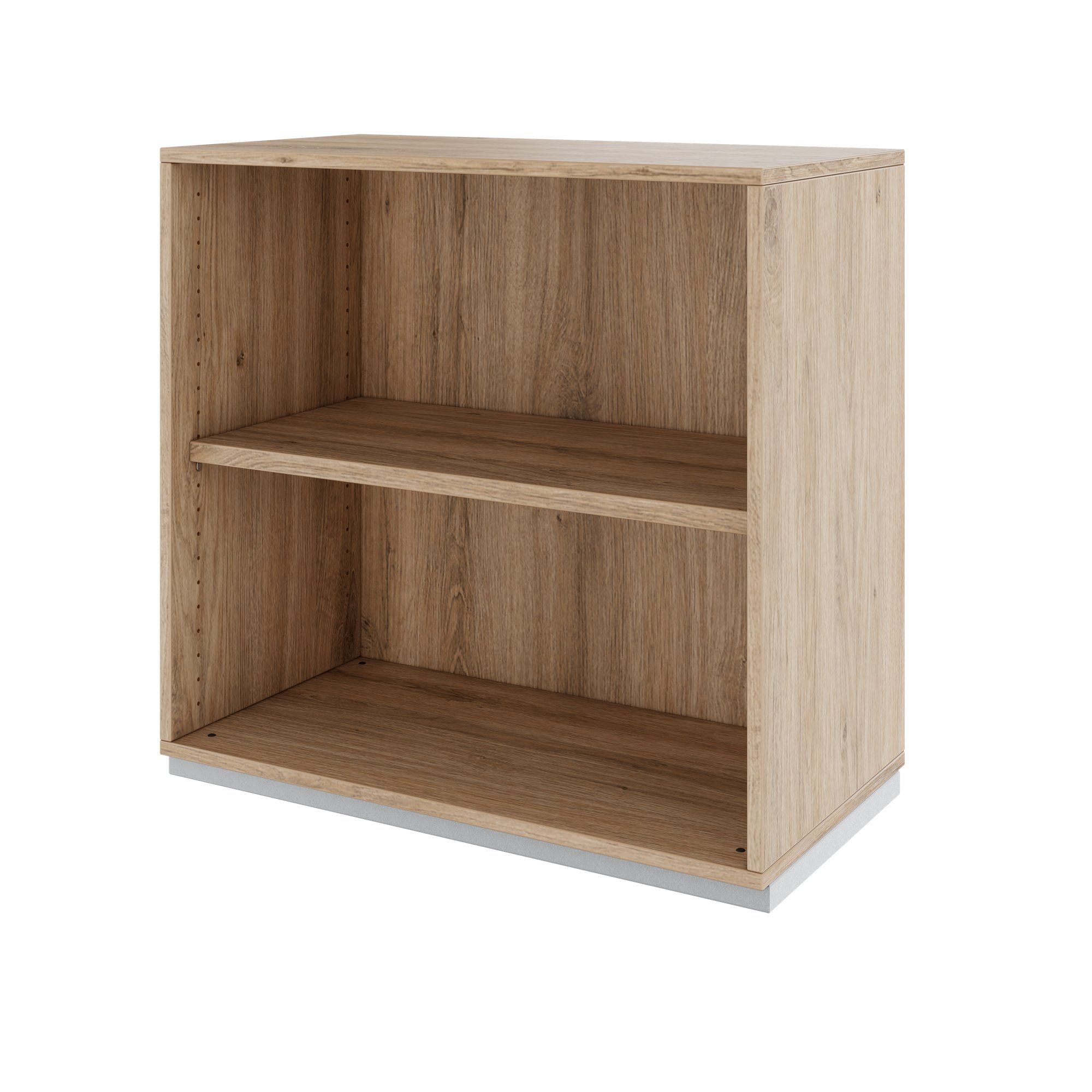 PRO Cabinet scaffale | 2 OH, 400 - 1200 x 770 mm, quercia naturale - 4 Main Image