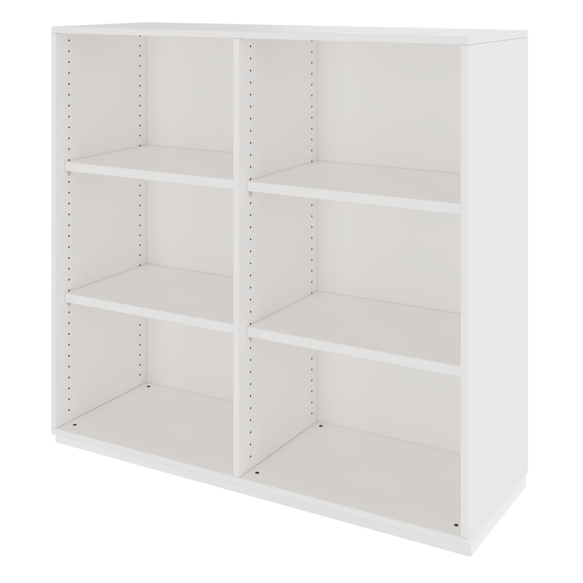 PRO Cabinet scaffale | 3 OH, 400 - 1200 x 1140 mm, bianco - 4 Main Image