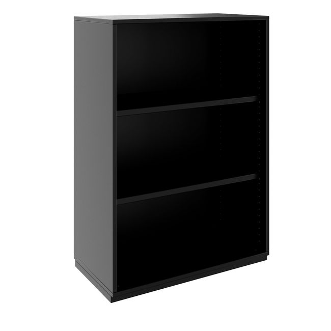 PRO Regalschrank | 3 OH, 400 - 1200 x 1140 mm, Schwarz