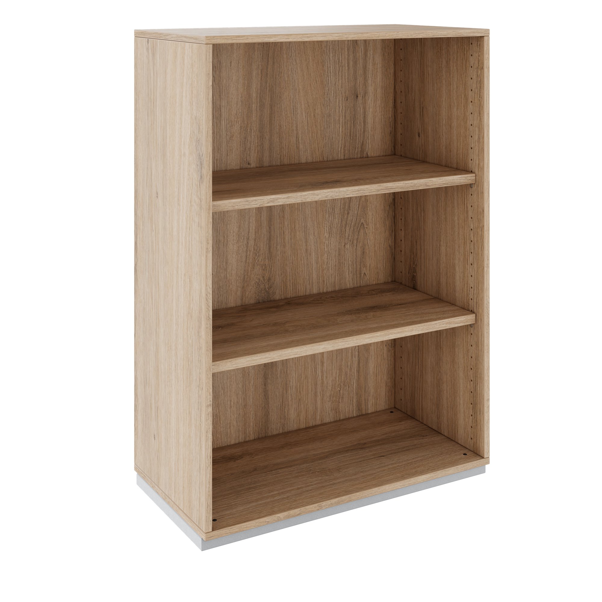PRO Cabinet scaffale | 3 OH, 400 - 1200 x 1140 mm, quercia naturale - 1 Main Image