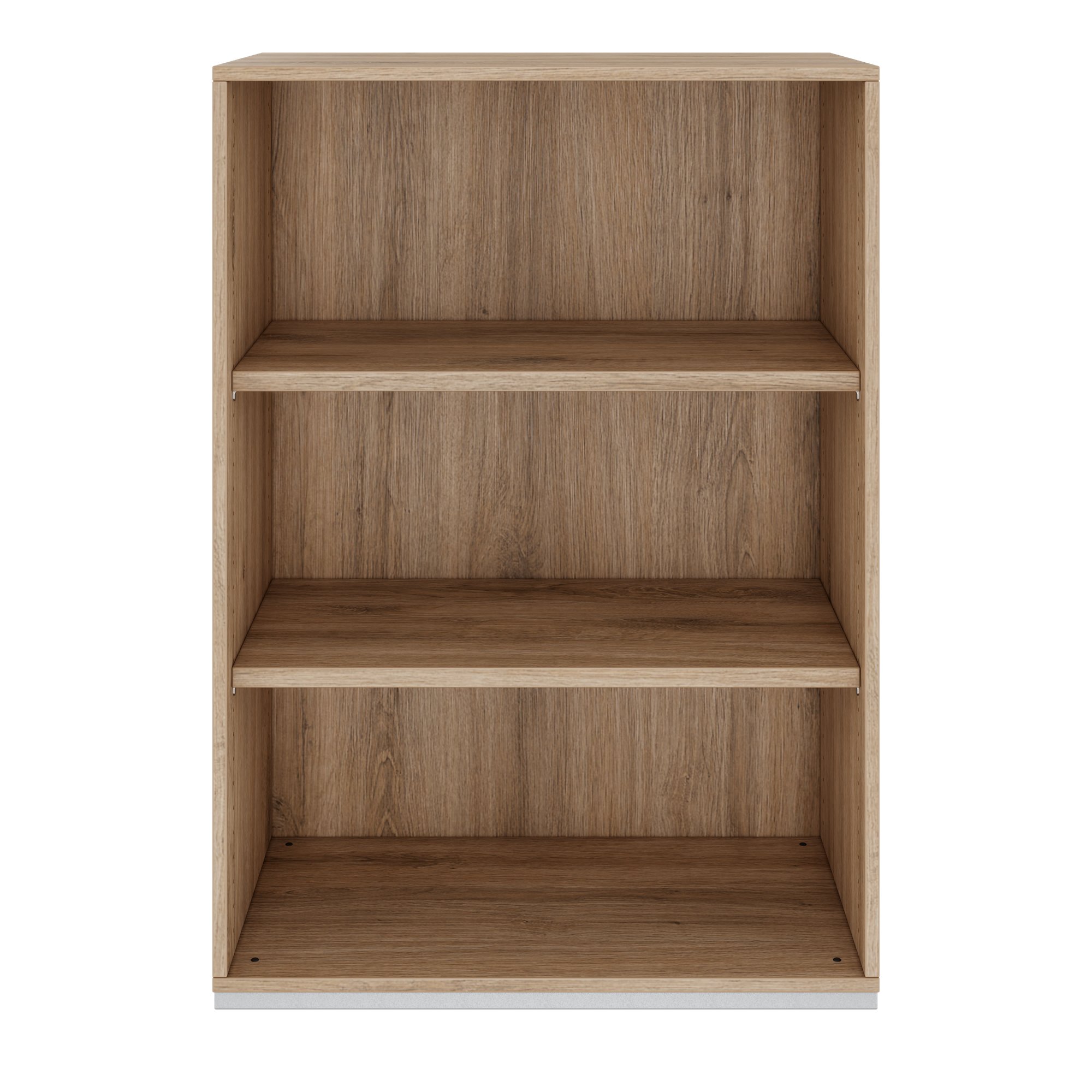 PRO Cabinet scaffale | 3 OH, 400 - 1200 x 1140 mm, quercia naturale - 3 Main Image