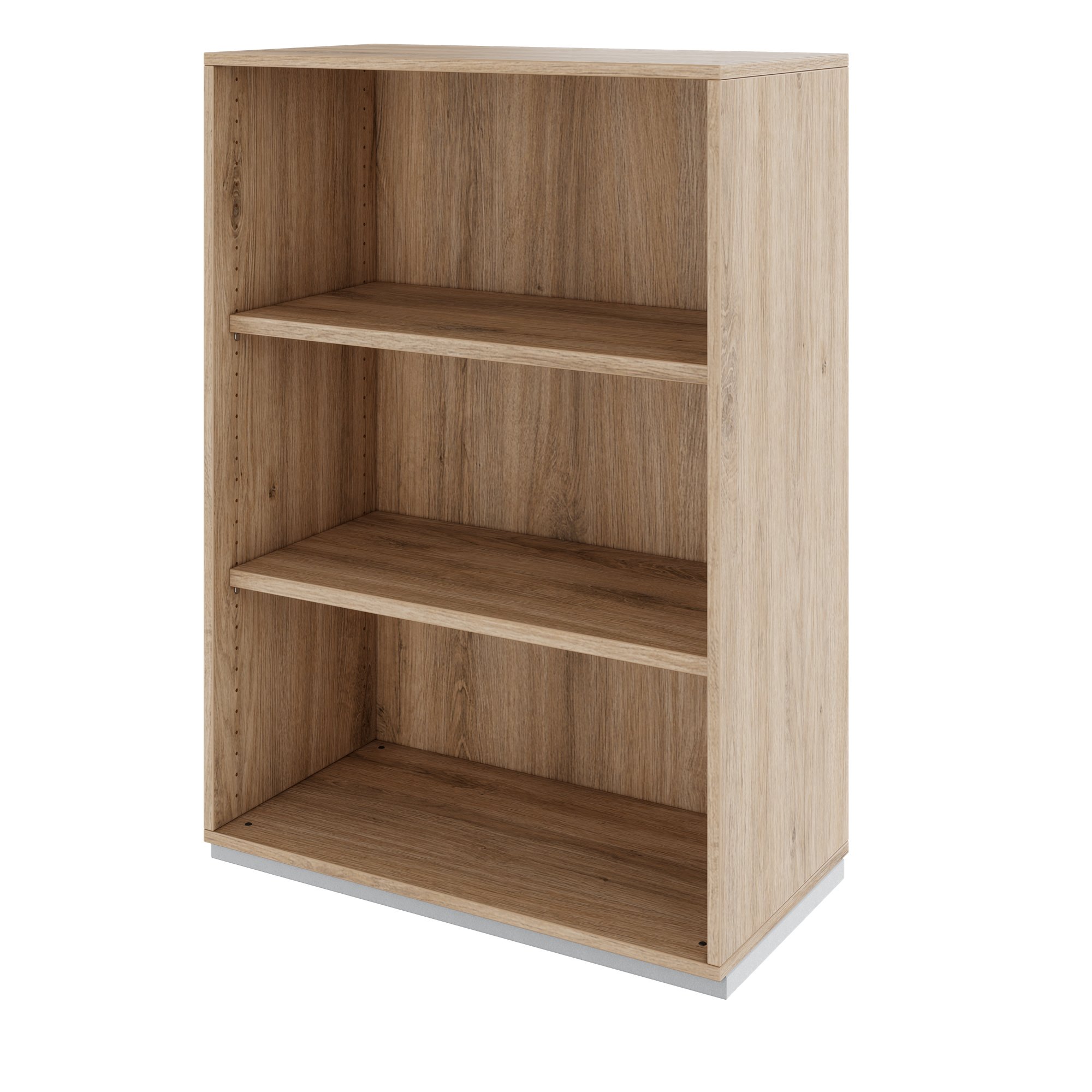 PRO Cabinet scaffale | 3 OH, 400 - 1200 x 1140 mm, quercia naturale - 4 Main Image