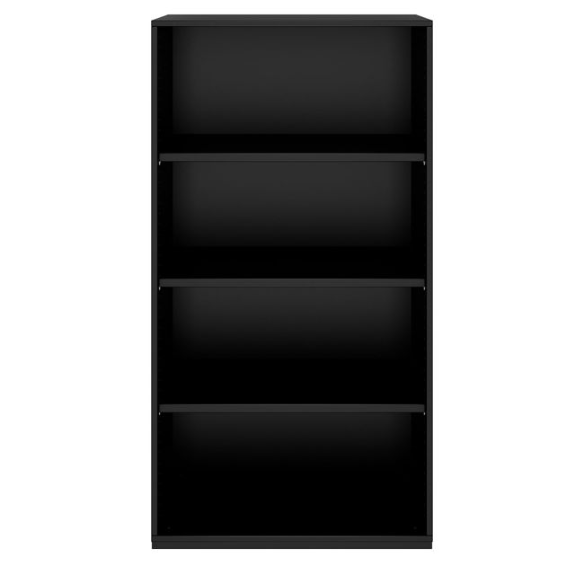 PRO Regalschrank | 4 OH, 400 - 1200 x 1510 mm, Schwarz