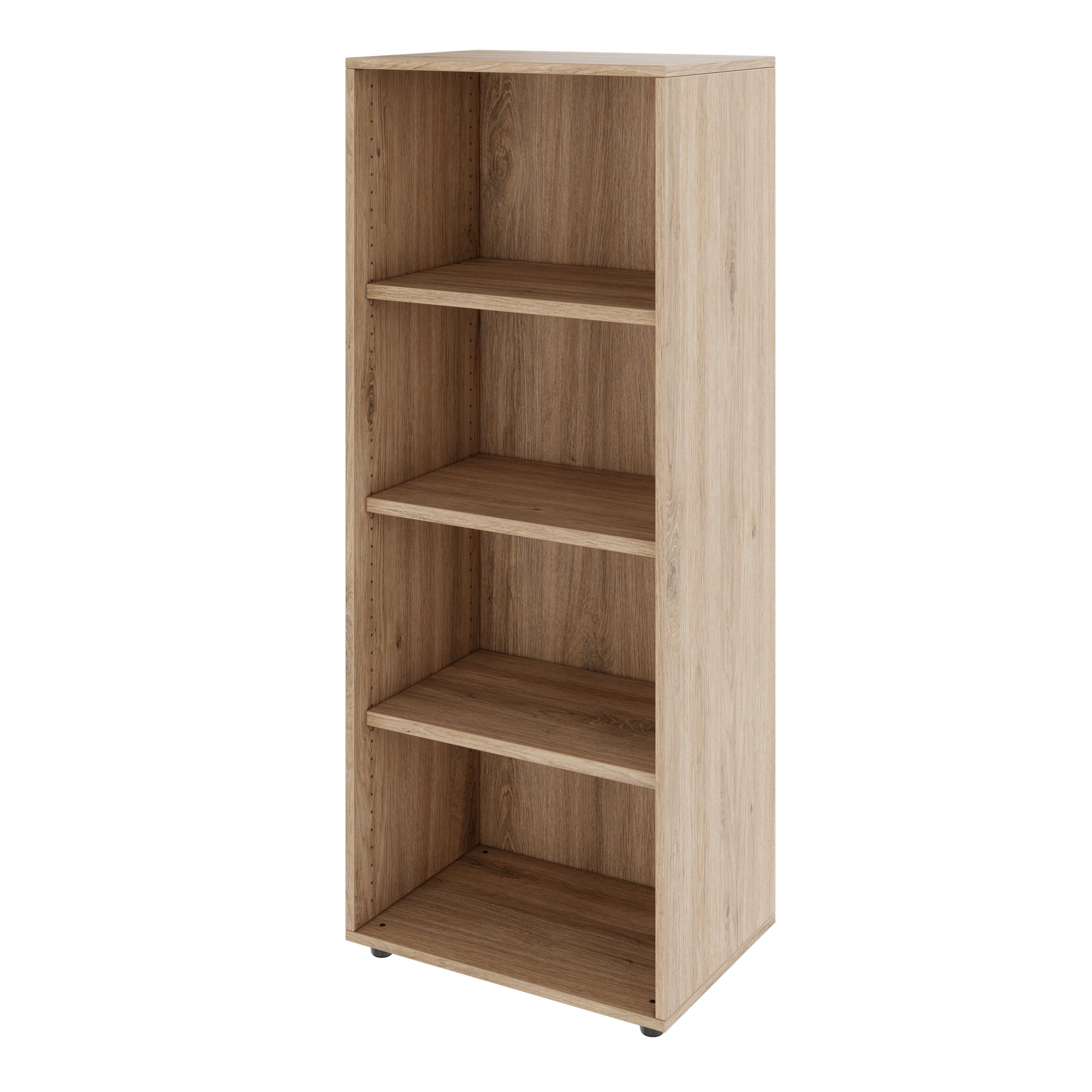 PRO Cabinet scaffale | 4 OH, 400 - 1200 x 1510 mm, quercia naturale - 4 Main Image