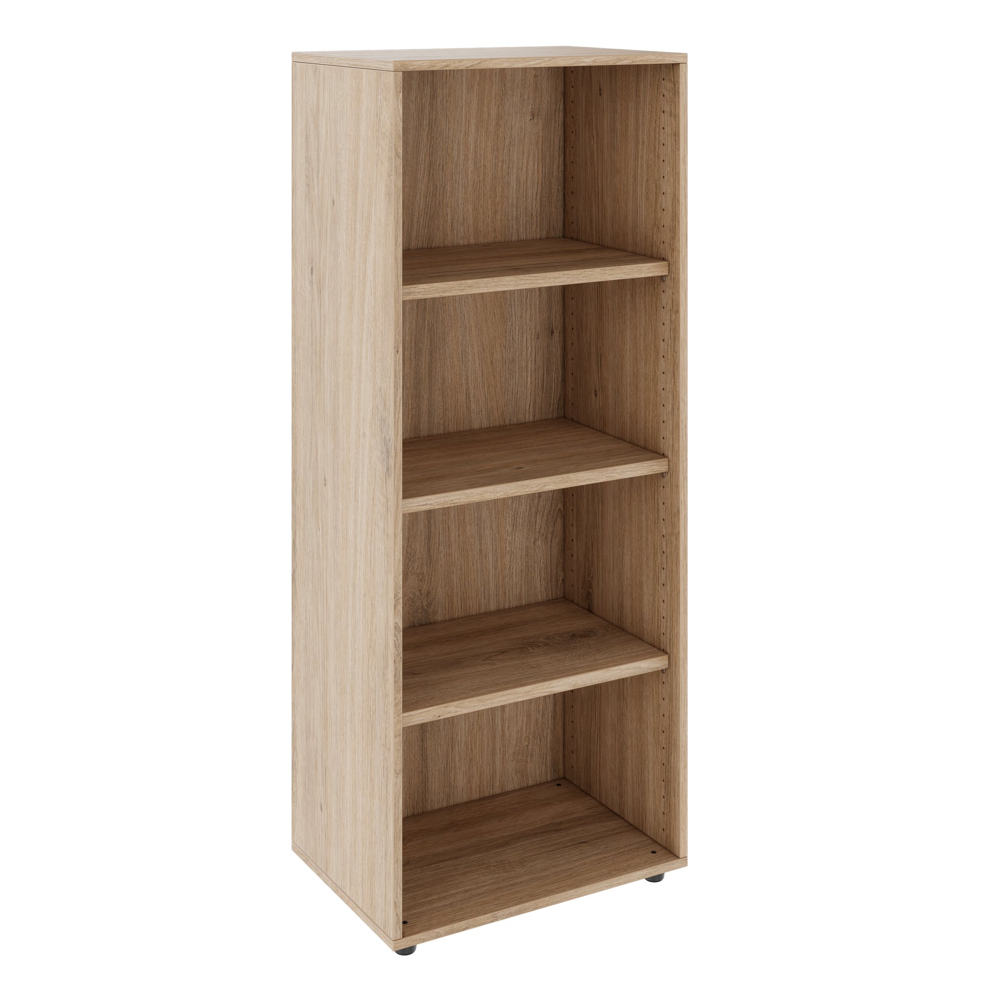 PRO Cabinet scaffale | 4 OH, 400 - 1200 x 1510 mm, quercia naturale - 1 Main Image