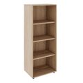 PRO Cabinet scaffale | 4 OH, 400 - 1200 x 1510 mm, quercia naturale - 1 Thumbnail Image