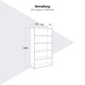 PRO Armoire d'étagère | 5 oh, 400 - 1200 x 1880 mm, blanc - 12 Thumbnail Image