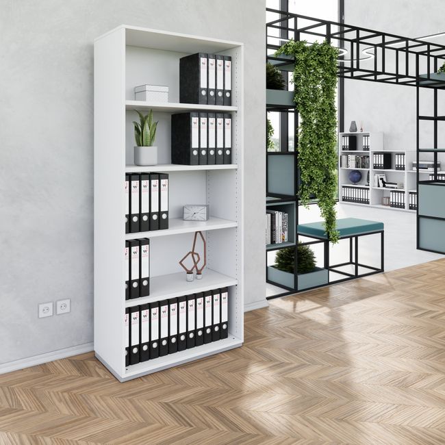 PRO Regalschrank | 5 OH, 400 - 1200 x 1880 mm, Grau