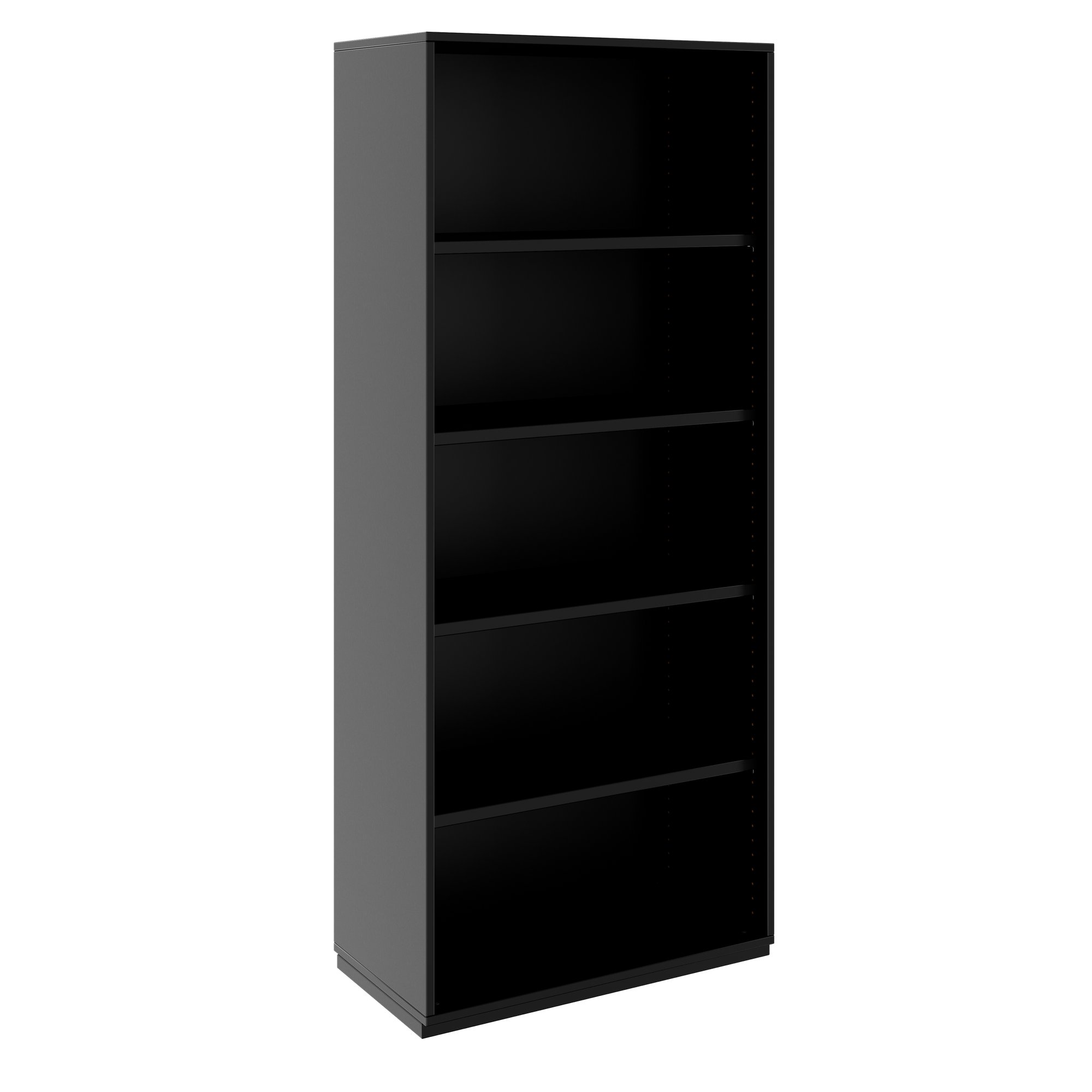 PRO Regalschrank | 5 OH, 400 - 1200 x 1880 mm, Schwarz - 1 Main Image