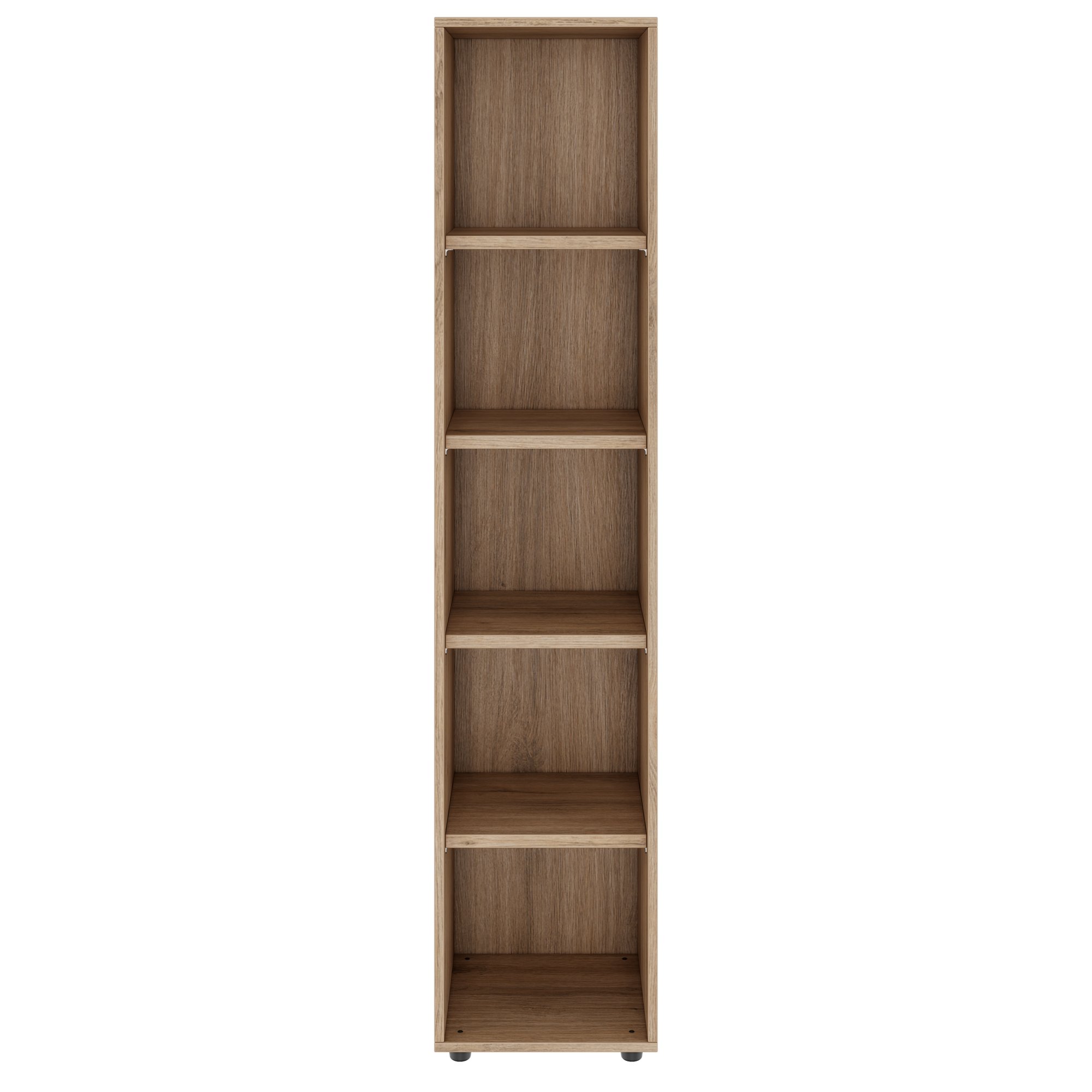 PRO Regalschrank | 5 OH, 400 - 1200 x 1880 mm, Natureiche - 3 Main Image