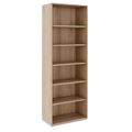 PRO Cabinet scaffale | 6 OH, 400 - 1200 x 2250 mm, quercia naturale - 1 Thumbnail Image