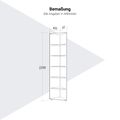 PRO Eckregal | 6 OH, 420 x 2250 mm - 8 Thumbnail Image