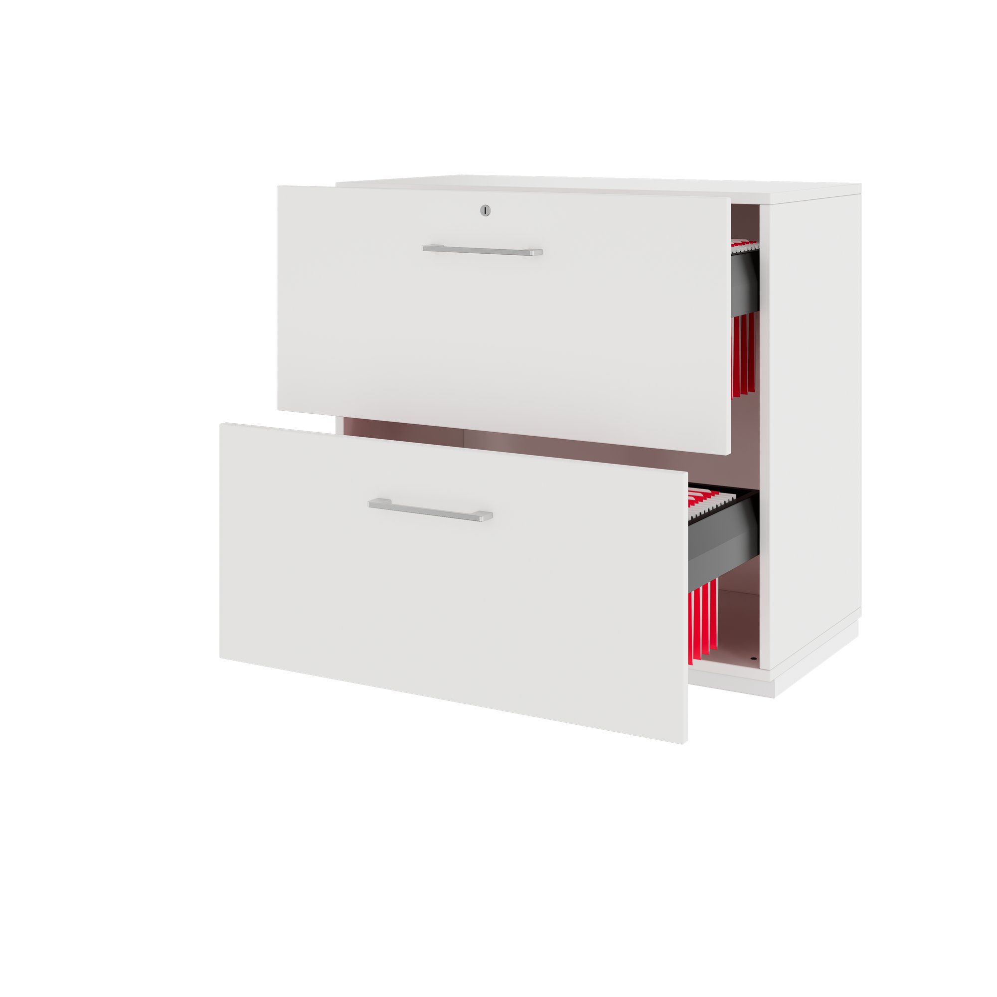 PRO Topping Register Gabinet | 2 OH, 800 x 770 mm, corpus incollato, bianco - 4 Main Image