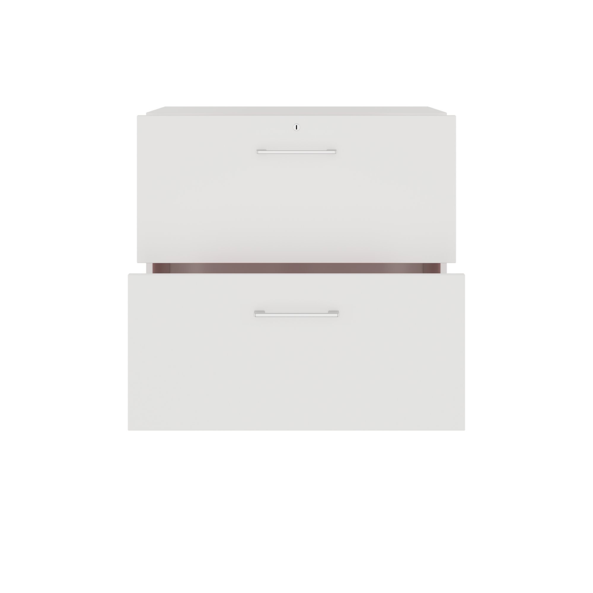 PRO Topping Register Gabinet | 2 OH, 800 x 770 mm, corpus incollato, bianco - 3 Main Image