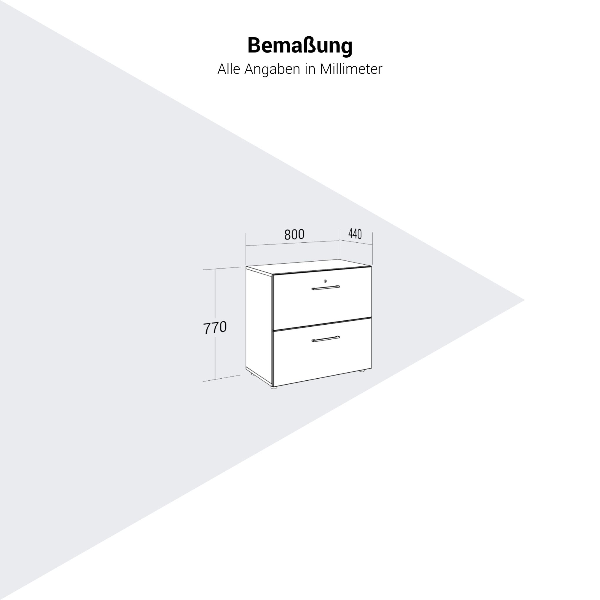 PRO Topping Register Gabinet | 2 OH, 800 x 770 mm, corpus incollato, bianco - 12 Main Image