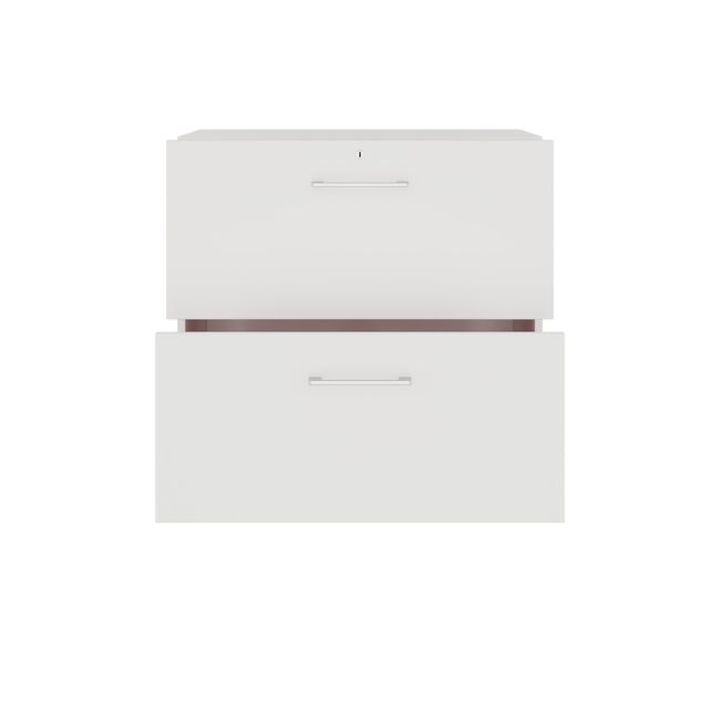 PRO Hängeregisterschrank | 2 OH, 800 x 770 mm, verleimter Korpus, Weiß