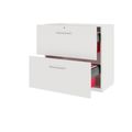 PRO Topping Register Gabinet | 2 OH, 800 x 770 mm, corpus incollato, bianco - 4 Thumbnail Image