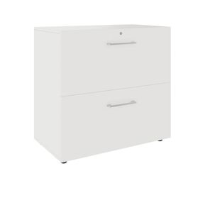 PRO Hängeregisterschrank | 2 OH, 800 x 770 mm, verleimter Korpus, Weiß