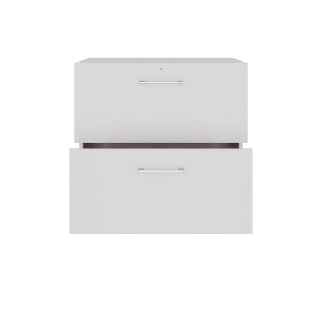 PRO Hängeregisterschrank | 2 OH, 800 x 770 mm, verleimter Korpus, Grau