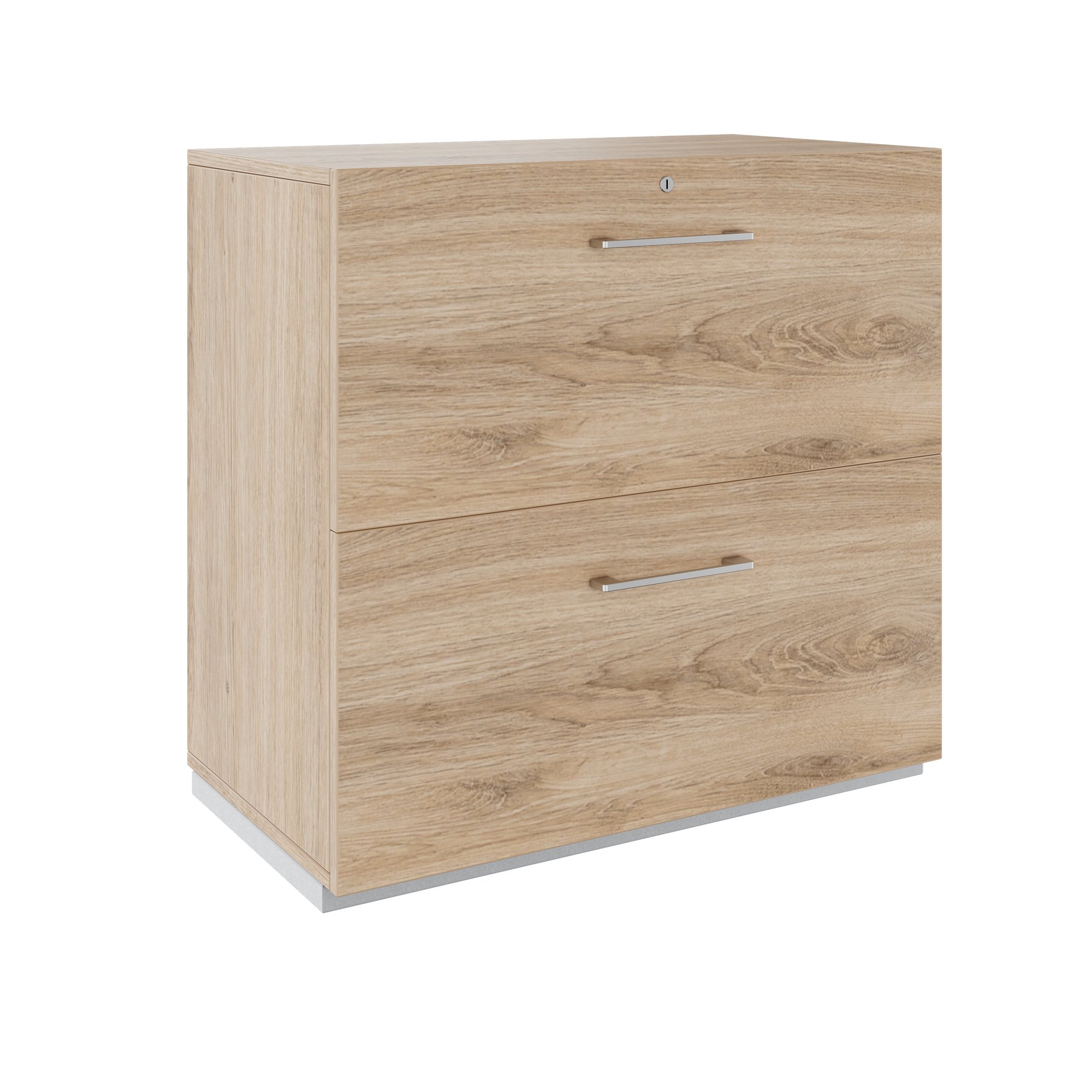 PRO Topping Register Gabinet | 2 OH, 800 x 770 mm, corpus incollato, quercia naturale - 1 Main Image