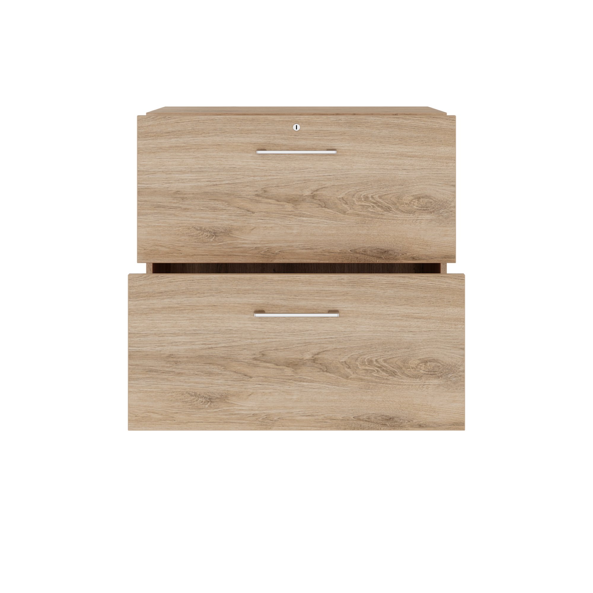 PRO Topping Register Gabinet | 2 OH, 800 x 770 mm, corpus incollato, quercia naturale - 3 Main Image