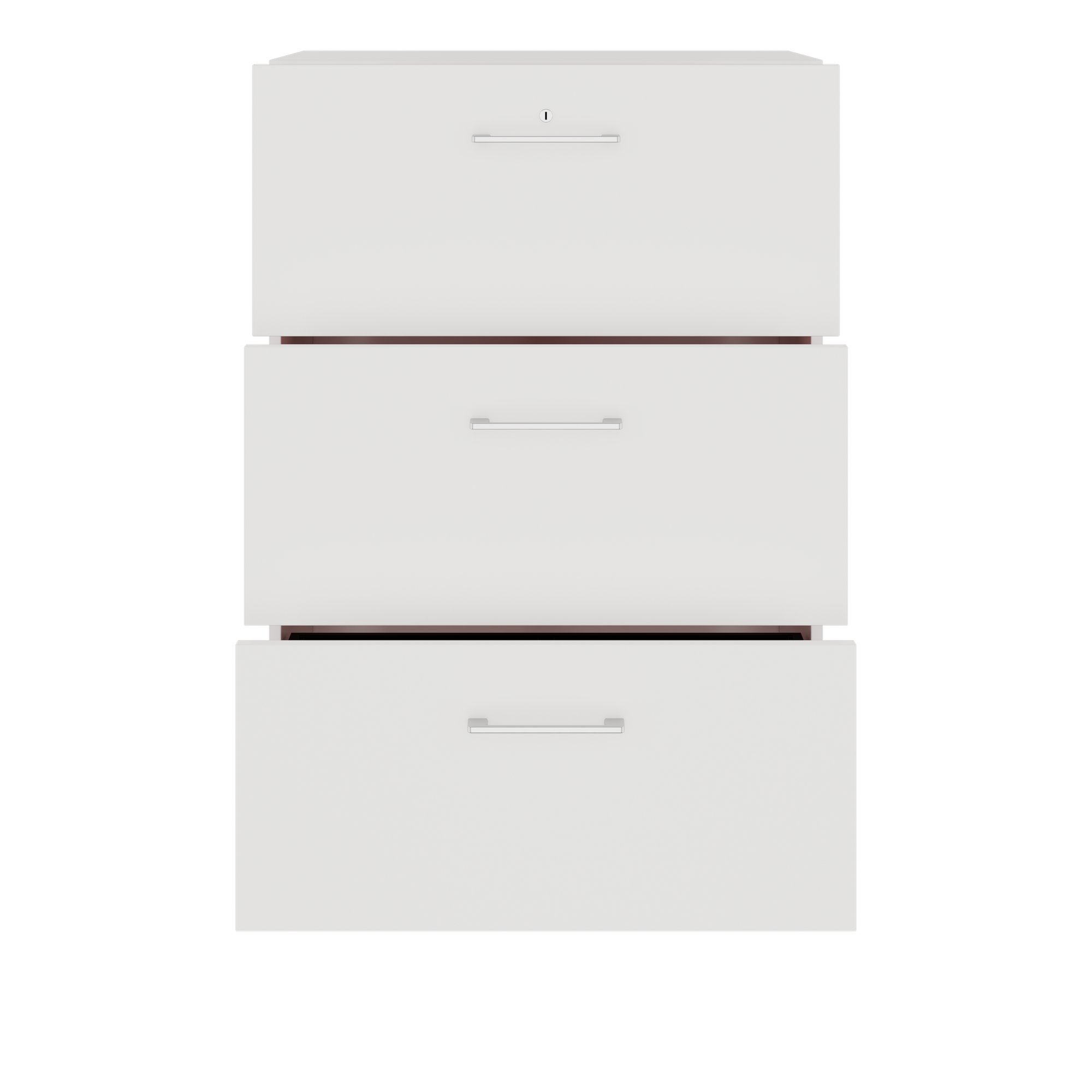 PRO Topping Register Gabinet | 3 OH, 800 x 1140 mm, corpus incollato, bianco - 3 Main Image