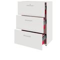 PRO Topping Register Gabinet | 3 OH, 800 x 1140 mm, corpus incollato, bianco - 4 Thumbnail Image