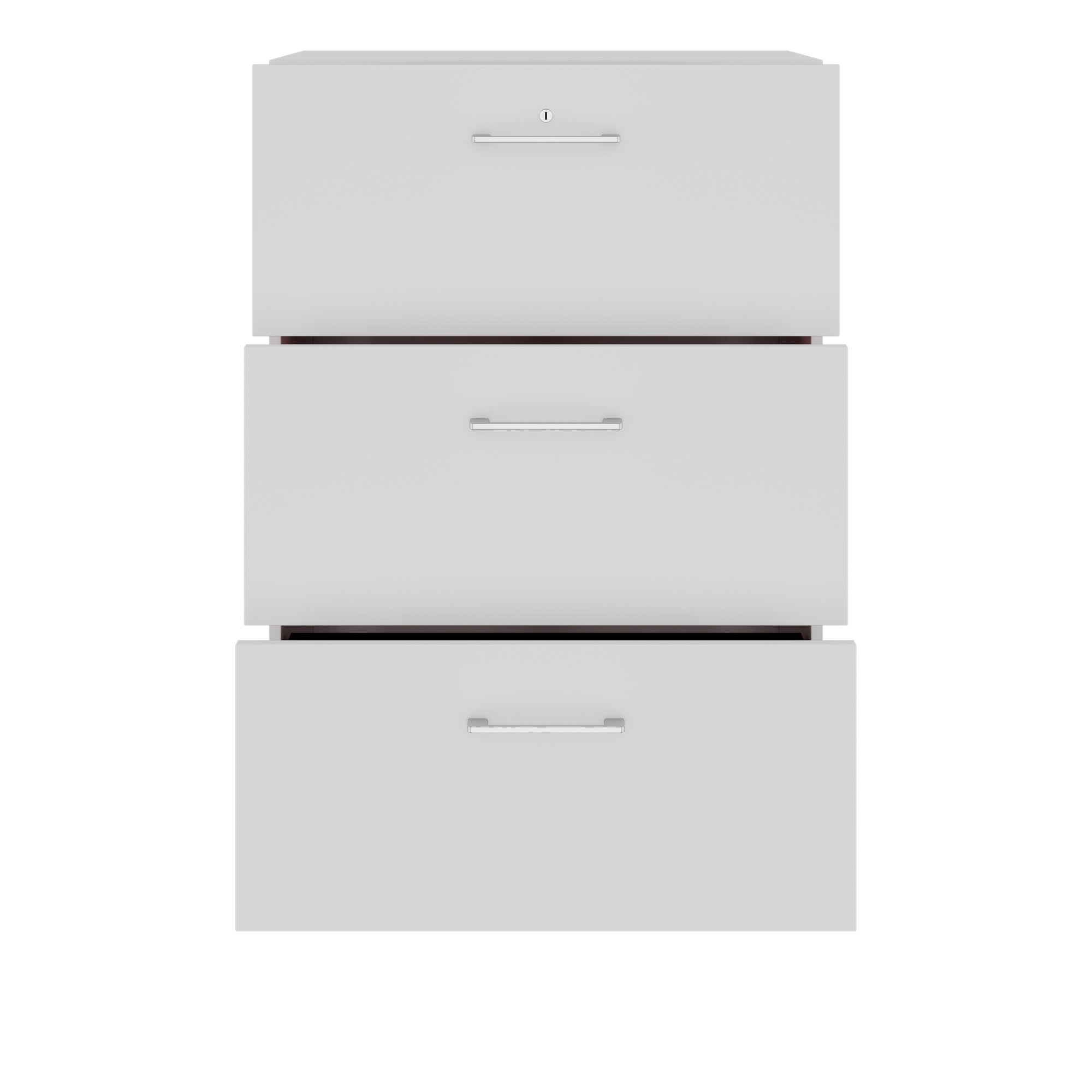 PRO Topping Register Gabinet | 3 OH, 800 x 1140 mm, corpus incollato, grigio - 3 Main Image